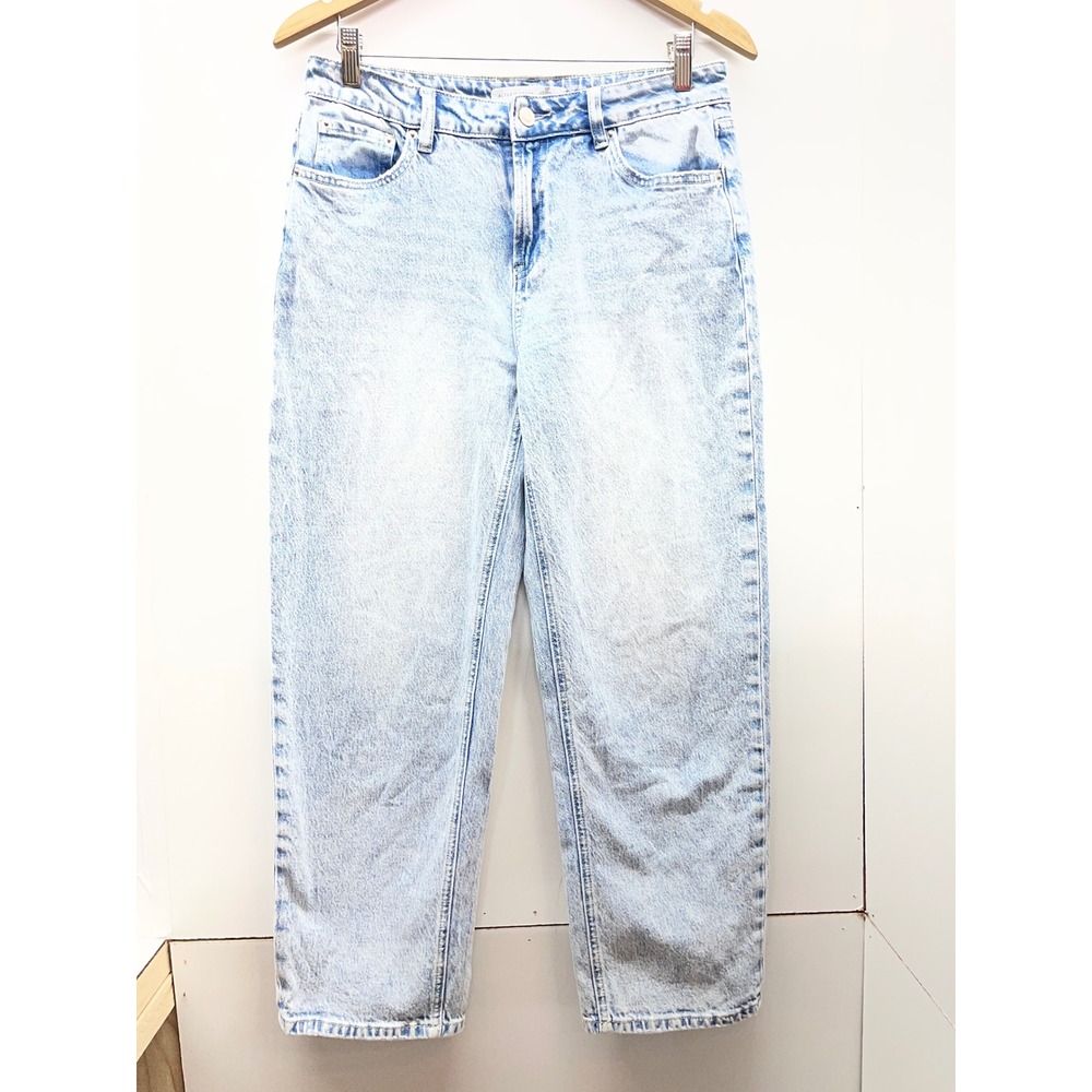 Altard State Womens Light Acid Wash‎ Straight Leg Jeans Light Blue Size 28